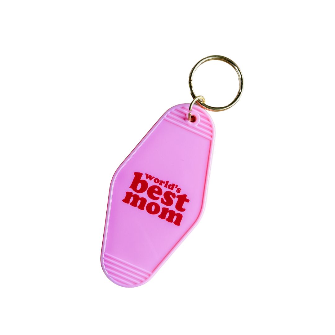 World's Best Mom Keychain