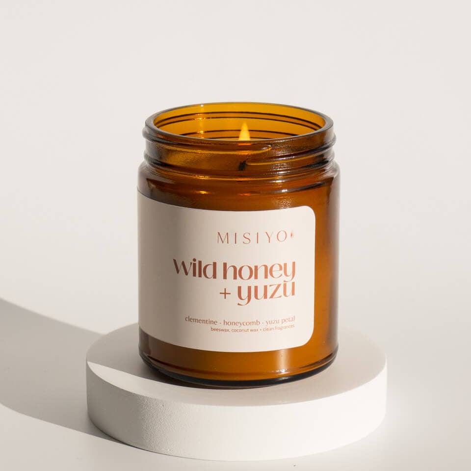 Wild Honey + Yuzu | Beeswax Blend Candle Jar