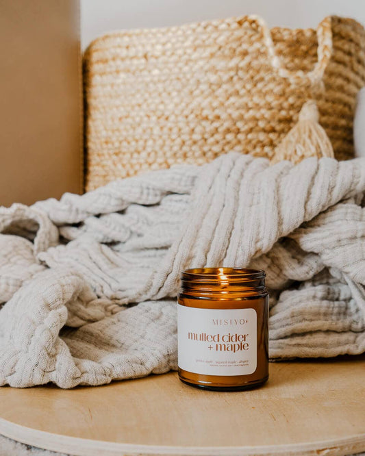 Mulled Cider + Maple | Beeswax Blend Candle Jar